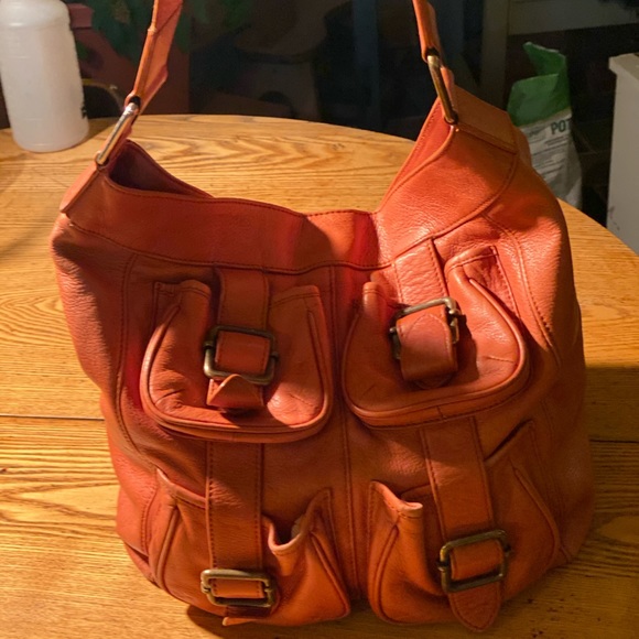 Garnet Hill Handbags - Garnet Hill Leather Hobo Bag